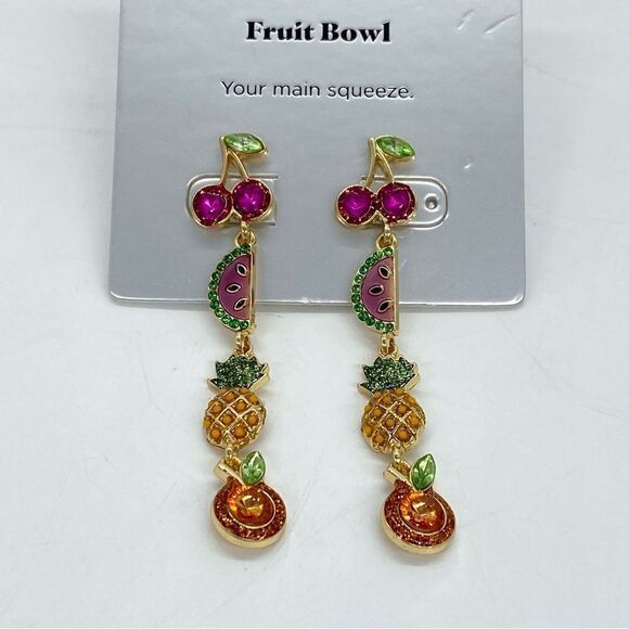 Sugarfix by BaubleBar Fruit Bowl Earrings New - Picture 2 of 3